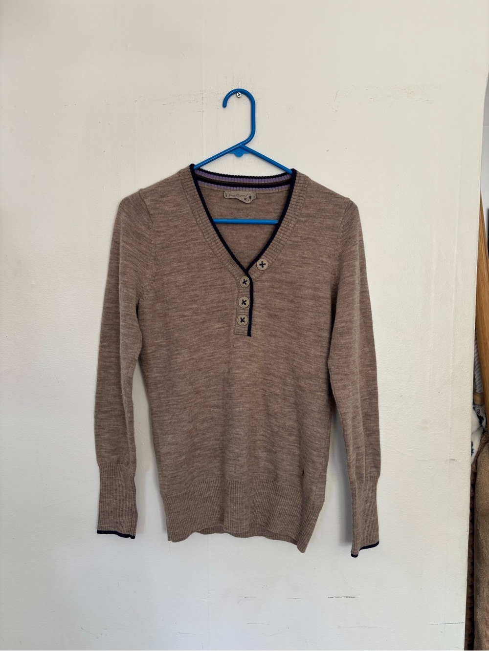Smartwool V-Neck Merino Wool Sweater Medium